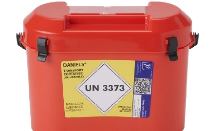 Como um recipiente de amostra de 24 horas deve ser armazenado?